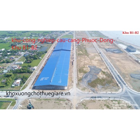 Khu công nghiệp cầu cảng Phước Đông- Cho thuê kho xưởng Long An.